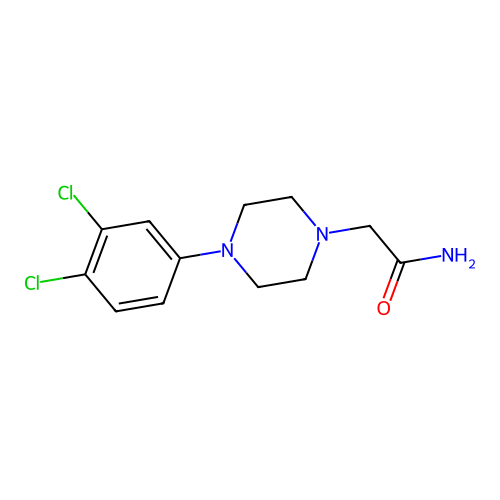 2-[4-(3,4-Dichlorophenyl)piperazin-1-yl]acetamide structure