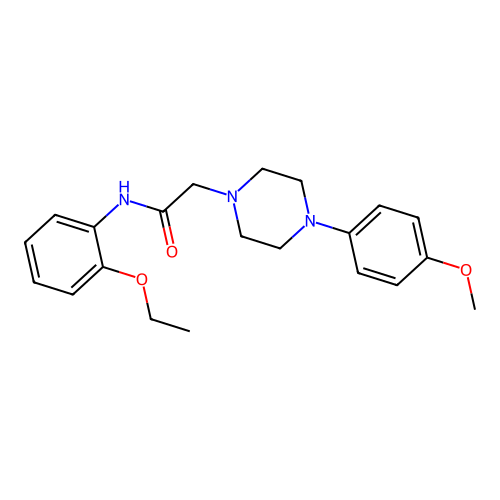 N-(2-ethoxyphenyl)-2-[4-(4-methoxyphenyl)piperazin-1-yl]acetamide structure