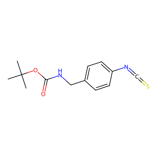 4-(Boc-aminomethyl)phenyl isothiocyanate structure