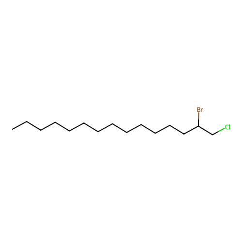 Pentadecane, 2-bromo-1-chloro- structure