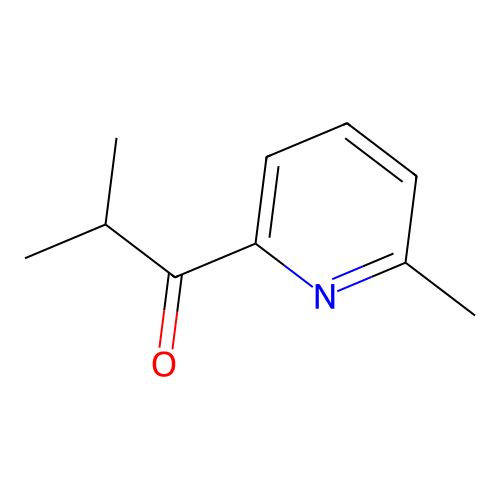 2-Methyl-1-(6-methylpyridin-2-yl)propan-1-one structure