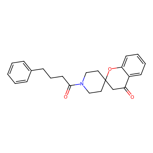 1'-(4-Phenylbutanoyl)spiro[chroman-2,4'-piperidin]-4-one structure