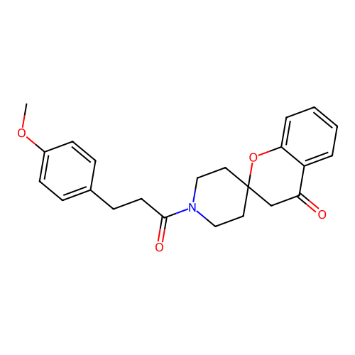 1'-(3-(4-Methoxyphenyl)propanoyl)spiro[chroman-2,4'-piperidin]-4-one structure