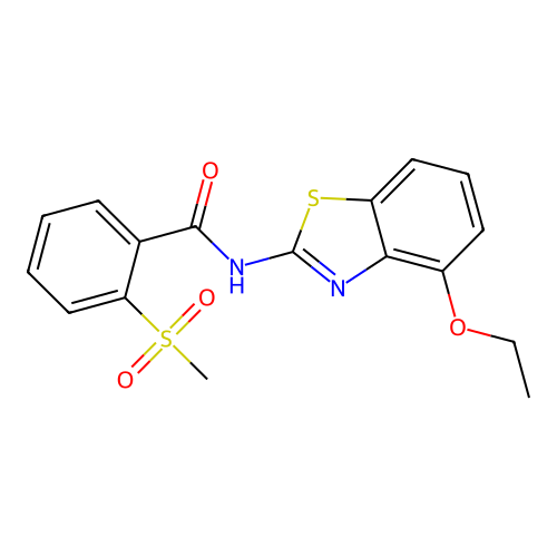 N-(4-ethoxybenzo[d]thiazol-2-yl)-2-(methylsulfonyl)benzamide structure