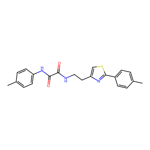 N1-(p-tolyl)-N2-(2-(2-(p-tolyl)thiazol-4-yl)ethyl)oxalamide structure