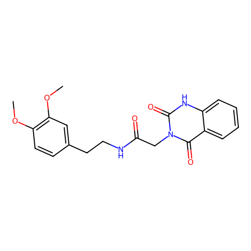 N-(3,4-dimethoxyphenethyl)-2-(2,4-dioxo-1,2-dihydroquinazolin-3(4H)-yl)acetamide structure