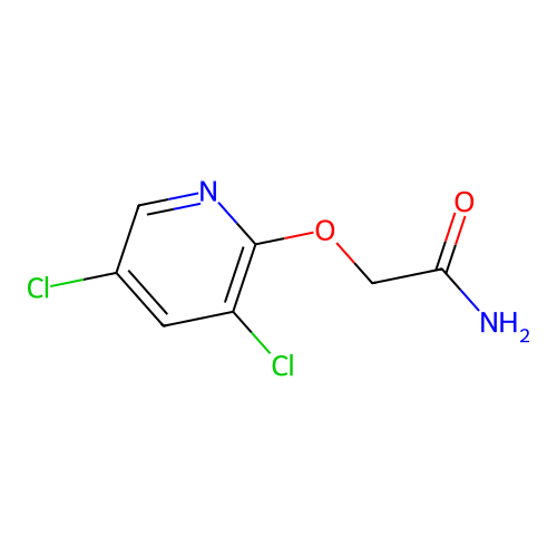 2-(3,5-Dichloropyridin-2-yl)oxyacetamide structure
