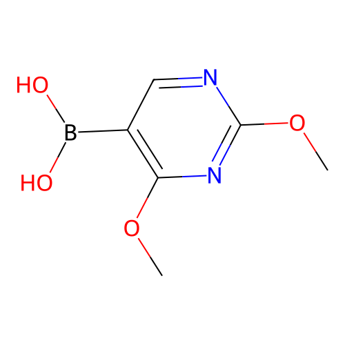 (2,4-Dimethoxypyrimidin-5-yl)boronic acid structure