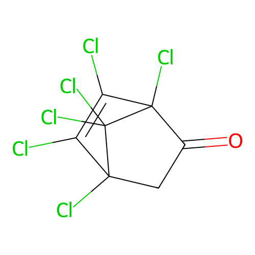 1,4,5,6,7,7-Hexachlorobicyclo[2.2.1]hept-5-en-2-one structure