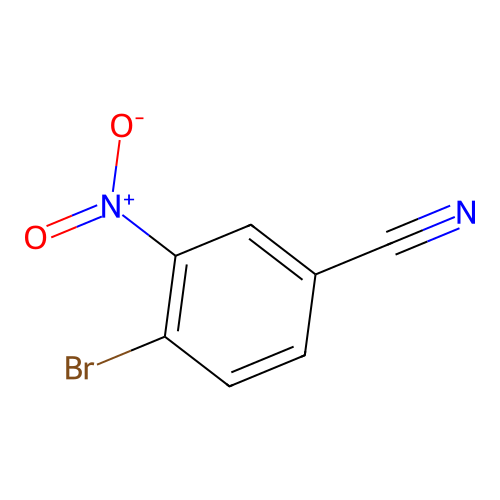 4-Bromo-3-nitrobenzonitrile structure
