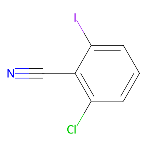 2-Chloro-6-iodobenzonitrile structure