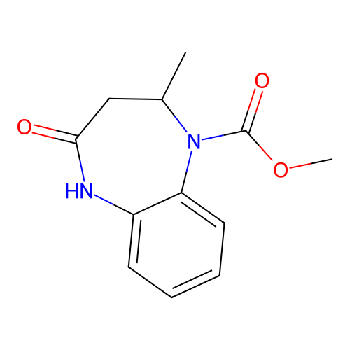 Methyl 4-hydroxy-2-methyl-2,3-dihydro-1H-1,5-benzodiazepine-1-carboxylate structure