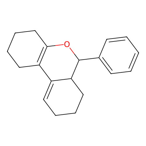 6-phenyl-2,3,4,6,6a,7,8,9-octahydro-1H-benzo[c]chromene structure