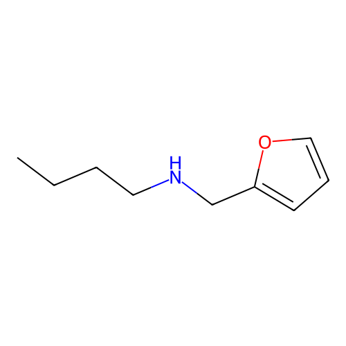 N-(furan-2-ylmethyl)butan-1-amine structure