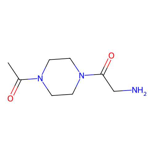 1-(4-Acetylpiperazin-1-yl)-2-aminoethanone structure