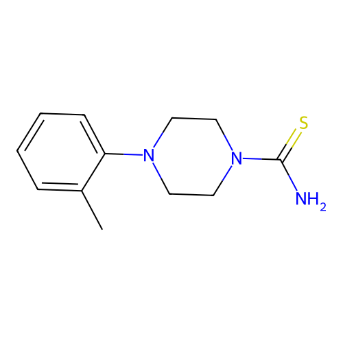 4-(o-Tolyl)piperazine-1-carbothioamide structure