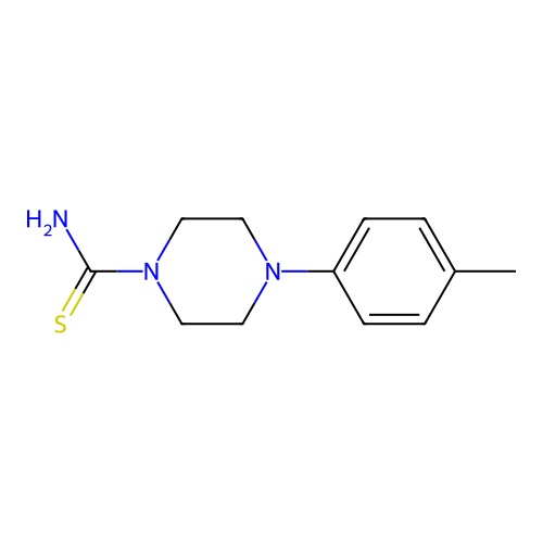 4-(p-Tolyl)piperazine-1-carbothioamide structure