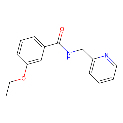 3-ethoxy-N-(pyridin-2-ylmethyl)benzamide structure