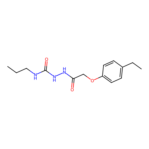 1-[[2-(4-Ethylphenoxy)acetyl]amino]-3-propylurea structure