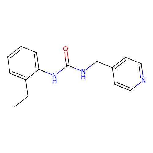 1-(2-Ethylphenyl)-3-(pyridin-4-ylmethyl)urea structure