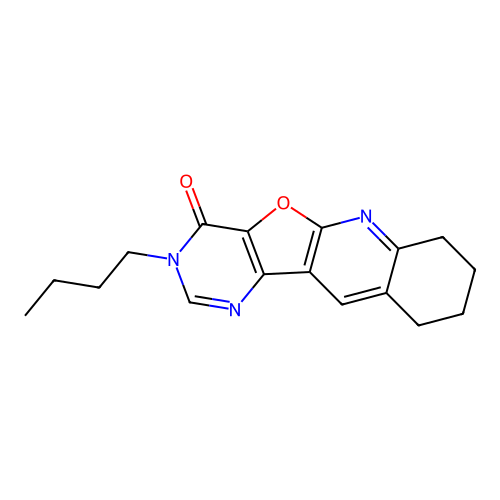 2-Butyl-6,7,8,9-tetrahydro-2H-11-oxa-2,4,10-triaza-benzo[b]fluoren-1-one structure