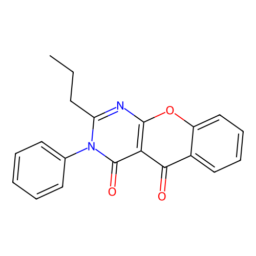 3-Phenyl-2-propylchromeno[2,3-d]pyrimidine-4,5-dione structure