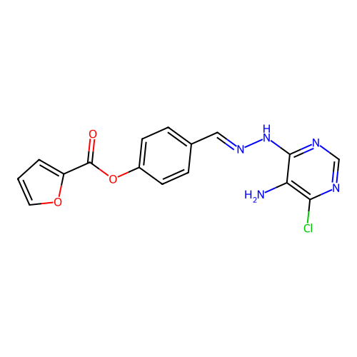 C16H12ClN5O3 structure