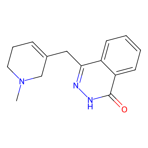 1(2H)-Phthalazinone, 4-[(1,2,5,6-tetrahydro-1-methyl-3-pyridinyl)methyl]- structure