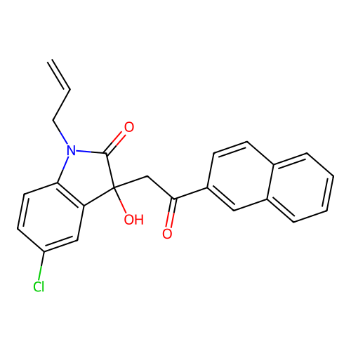 C23H18ClNO3 structure