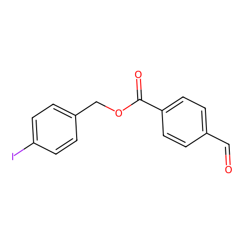4-Iodobenzyl 4-formylbenzoate structure