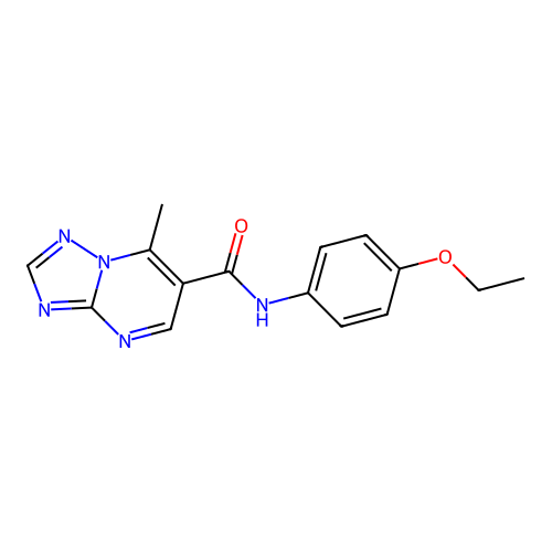N-(4-ethoxyphenyl)-7-methyl-[1,2,4]triazolo[1,5-a]pyrimidine-6-carboxamide structure