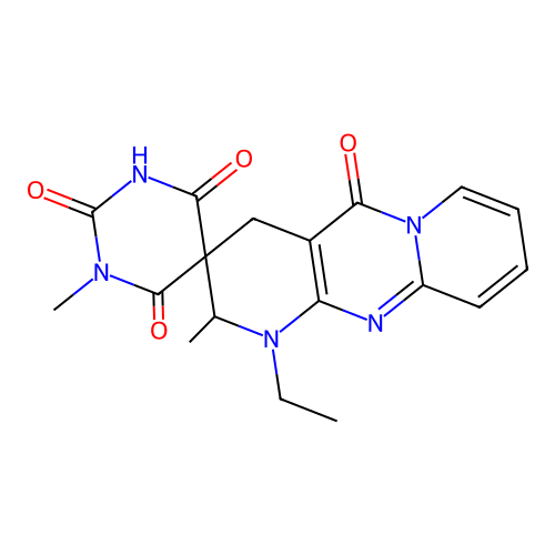 1-ethyl-1',2-dimethyl-1,2-dihydro-1'H-spiro[dipyrido[1,2-a:2',3'-d]pyrimidine-3,5'-pyrimidine]-2',4',5,6'(3'H,4H)-tetraone structure