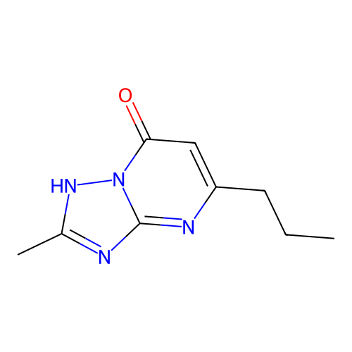 2-methyl-5-propyl-4H,7H-[1,2,4]triazolo[1,5-a]pyrimidin-7-one structure