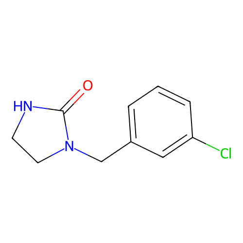 1-(3-Chlorobenzyl)imidazolidin-2-one structure