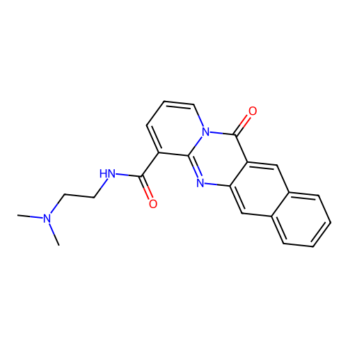 N-(2-(Dimethylamino)ethyl)-12-oxo-12H-benzo[g]pyrido[2,1-b]quinazoline-4-carboxamide structure