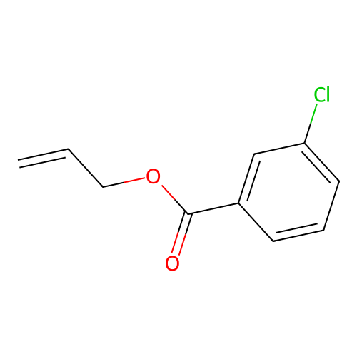 Benzoic acid, 3-chloro, 2-propenyl ester structure