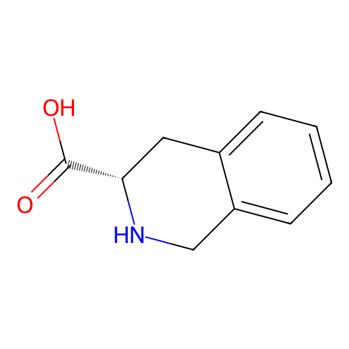 (-)-1,2,3,4-Tetrahydroisoquinoline-3-carboxylic acid structure