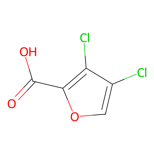 3,4-Dichlorofuran-2-carboxylic acid structure