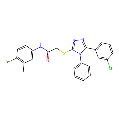 C23H18BrClN4OS structure