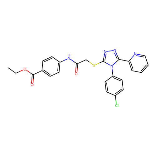 C24H20ClN5O3S structure
