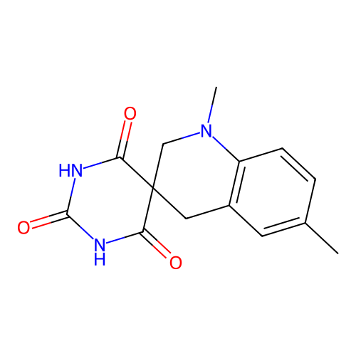 1',6'-Dimethylspiro[1,3-diazinane-5,3'-2,4-dihydroquinoline]-2,4,6-trione structure