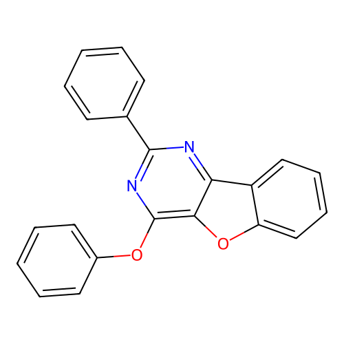 4-Phenoxy-2-phenyl[1]benzofuro[3,2-d]pyrimidine structure
