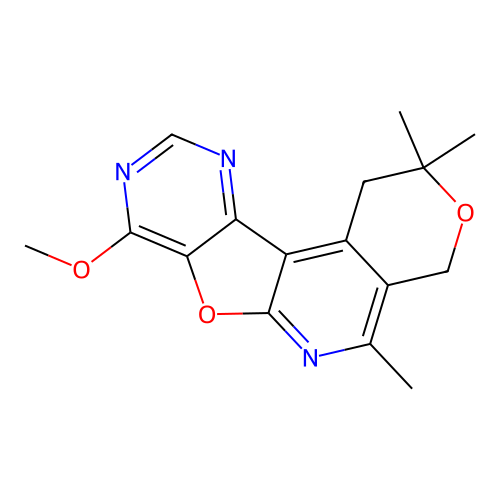 8-Methoxy-2,2,5-trimethyl-1,4-dihydro-2H-3,7-dioxa-6,9,11-triaza-benzo[c]fluorene structure