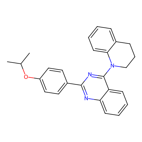 4-(3,4-dihydroquinolin-1(2H)-yl)-2-[4-(propan-2-yloxy)phenyl]quinazoline structure