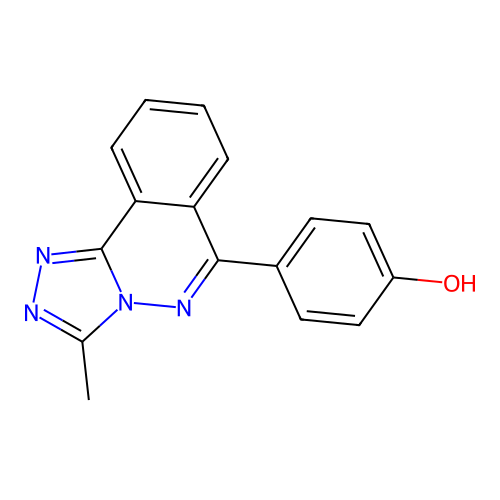 4-(3-Methyl[1,2,4]triazolo[3,4-a]phthalazin-6-yl)phenol structure