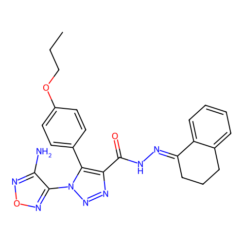 C24H24N8O3 structure