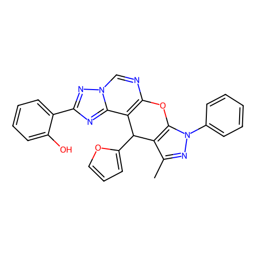 C26H18N6O3 structure