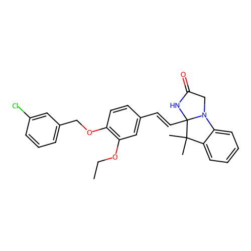C29H29ClN2O3 structure