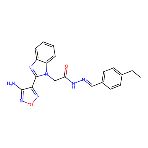 C20H19N7O2 structure
