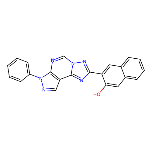 C22H14N6O structure